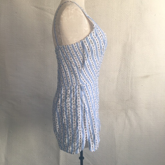 Updated! July 4th gold!! VTG 40s 50s Cotton Romper - Picture 2 of 8